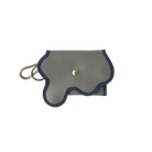 nori enomoto wave purse 2つのポケットとカラビナ付きの多機能パスケース。ギフトに最適なコンパクトなデザイン。ユニセックスでミニ財布としても活躍。