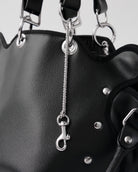 nori enomoto dimanche nuit 形が変わる2WAYショルダーバッグ。350mlペットボトル対応。取り外し可能なサイドハンドル。マグネット開閉。内側にポケット2つ。