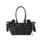 nori enomoto dimanche nuit 形が変わる2WAYショルダーバッグ。350mlペットボトル対応。取り外し可能なサイドハンドル。マグネット開閉。内側にポケット2つ。