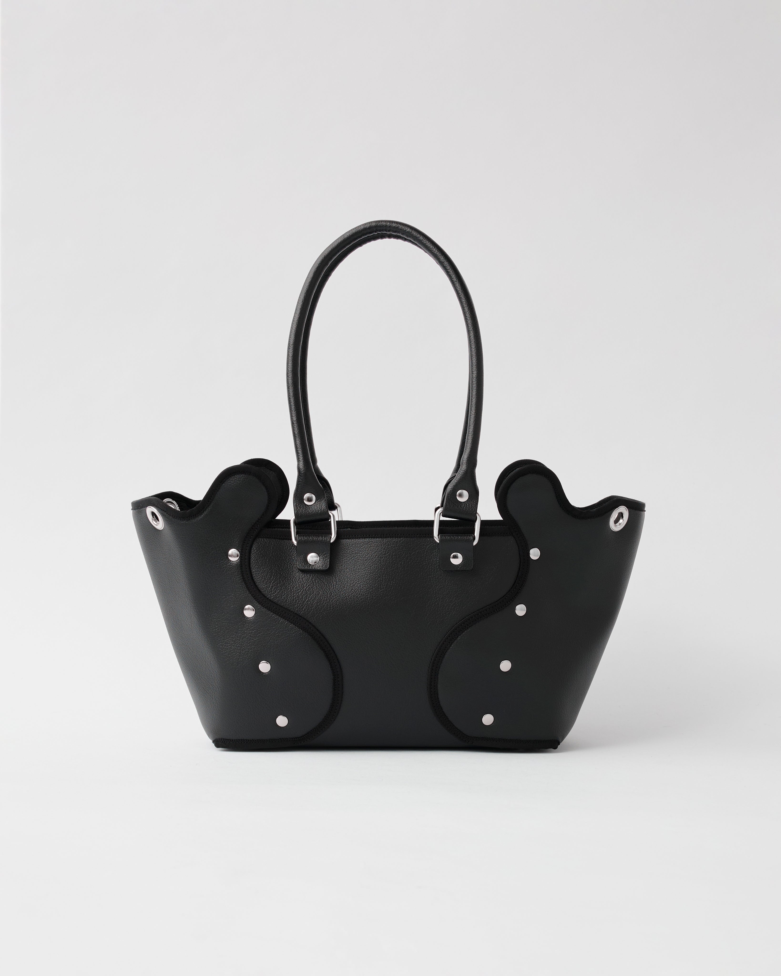 nori enomoto dimanche nuit 形が変わる2WAYショルダーバッグ。350mlペットボトル対応。取り外し可能なサイドハンドル。マグネット開閉。内側にポケット2つ。