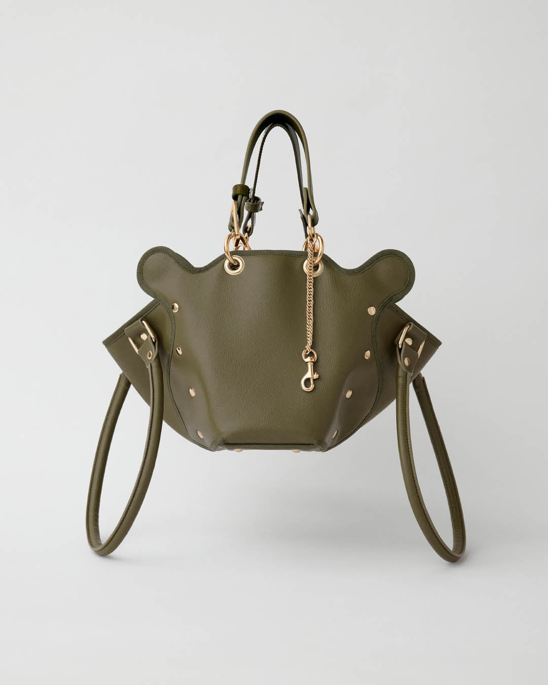 nori enomoto dimanche nuit 形が変わる2WAYショルダーバッグ。350mlペットボトル対応。取り外し可能なサイドハンドル。マグネット開閉。内側にポケット2つ。