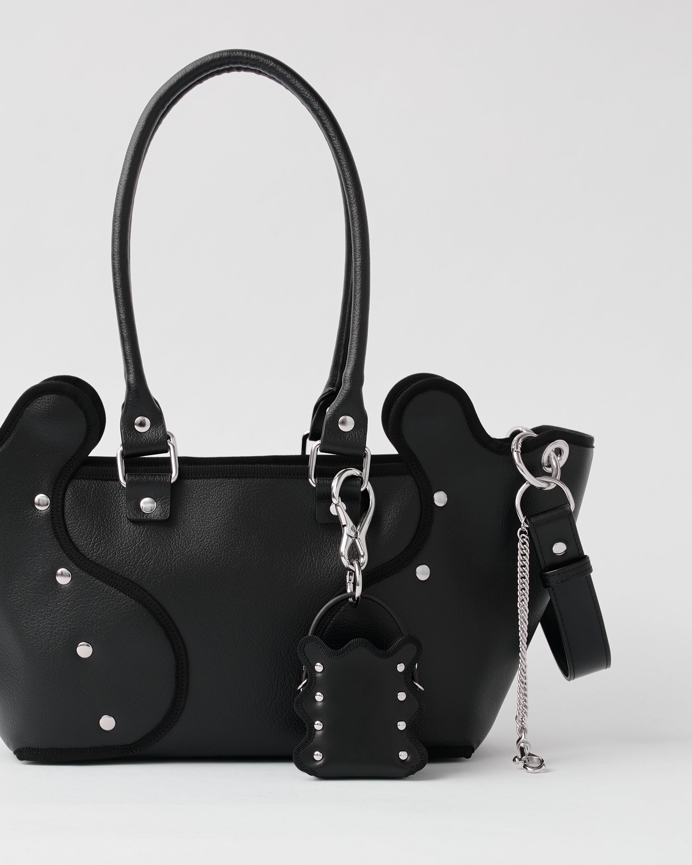 nori enomoto dimanche nuit 形が変わる2WAYショルダーバッグ。350mlペットボトル対応。取り外し可能なサイドハンドル。マグネット開閉。内側にポケット2つ。