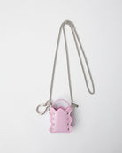 nori enomoto mardi matin pom 人気モデルmardi matinをミニチュア化したマイクロサイズの2WAYレザーバッグ。イヤホンやリップの収納も可能。付属のチェーンでクロスボディにも対応。