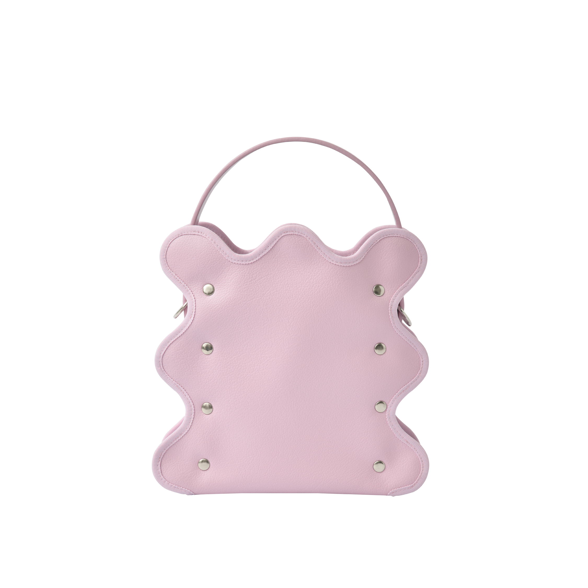 nori enomoto mardi matin チェーンストラップ付きのバケット型バッグ。350mlペットボトルが収まるマチあり。Dカン付きでチャームの取り付けも可能。和装や結婚式、フォーマルシーンにも対応。