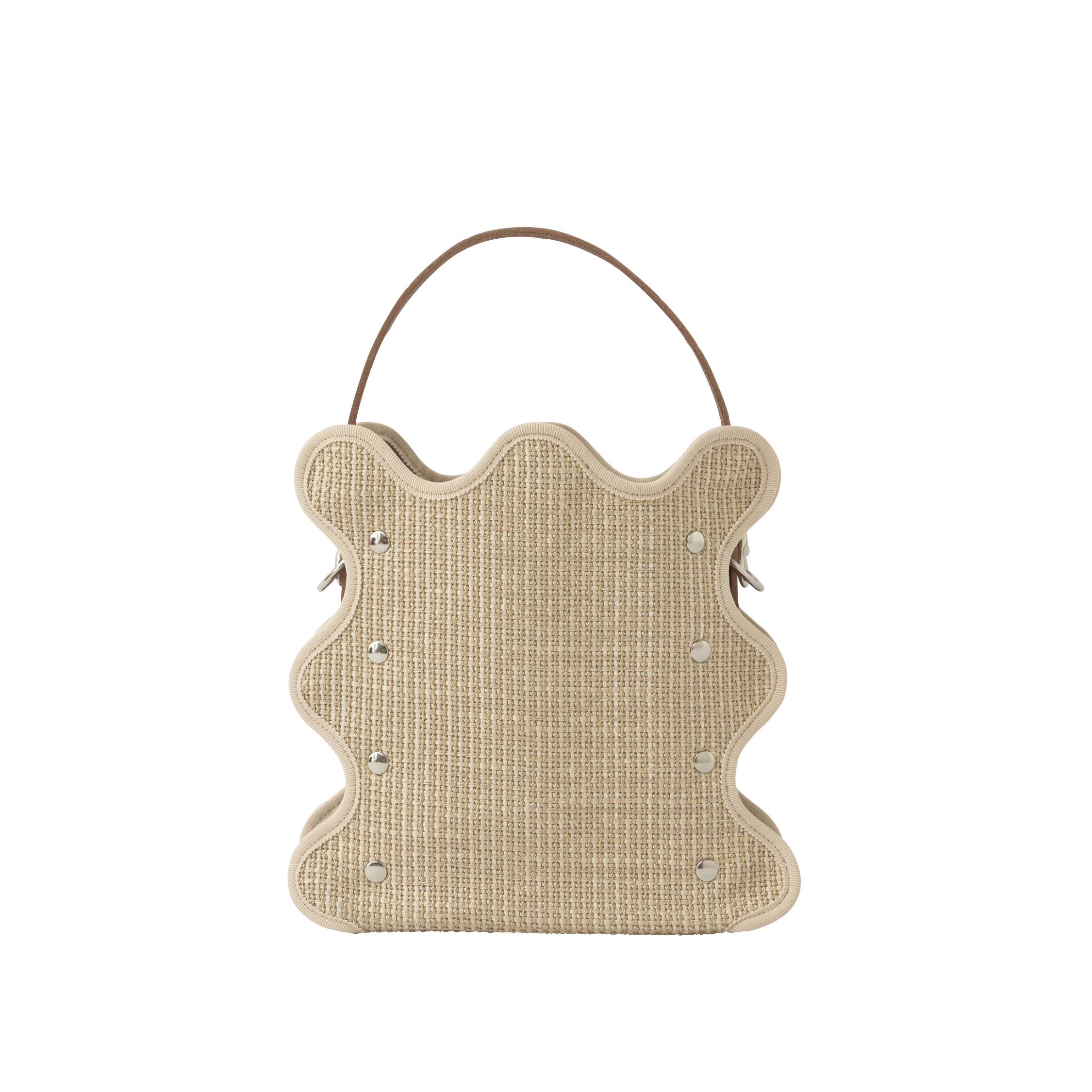 ノリエノモト mardi matin rattan series バケットバッグ ミニバッグ ショルダーバッグ クロスボディ チェーン付き 350mlペットボトル収納可能 Dカン付き ラタン調デザイン