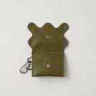 nori enomoto wave purse 2つのポケットとカラビナ付きの多機能パスケース。ギフトに最適なコンパクトなデザイン。ユニセックスでミニ財布としても活躍。