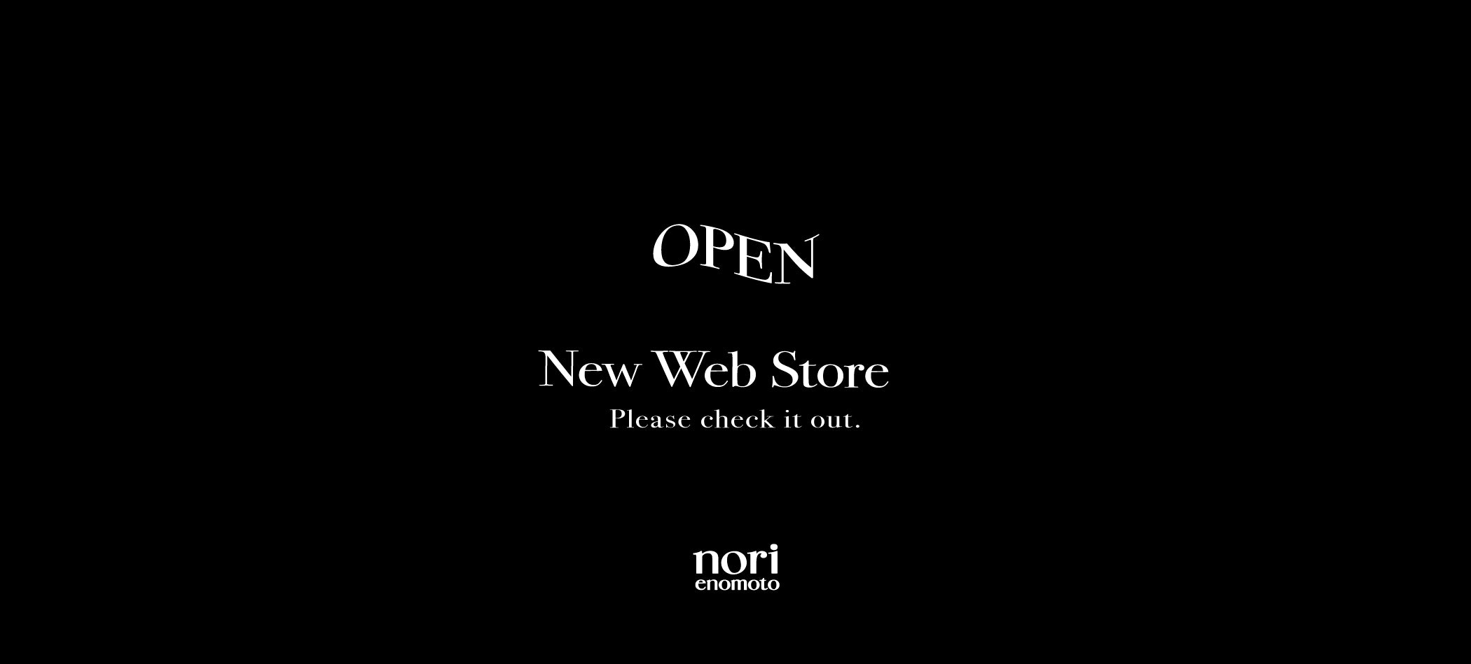 web storeリニューアルのお知らせ