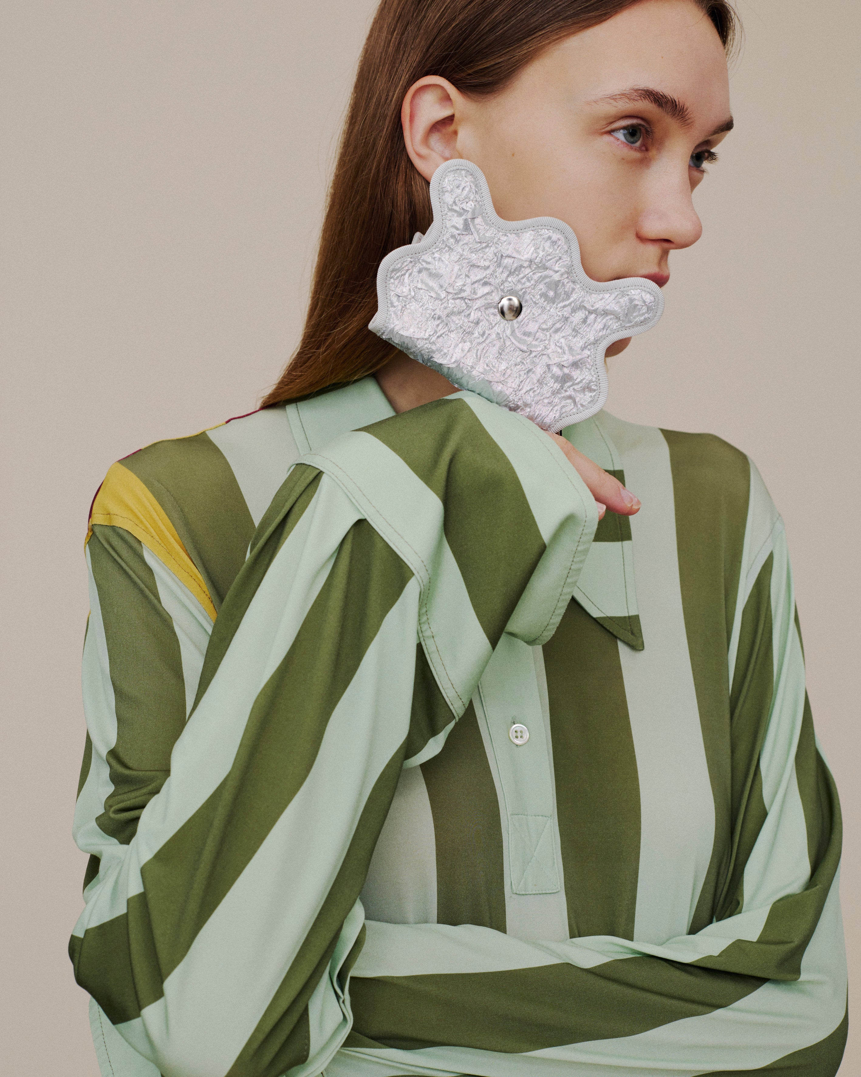 wave purse / silver – nori enomoto