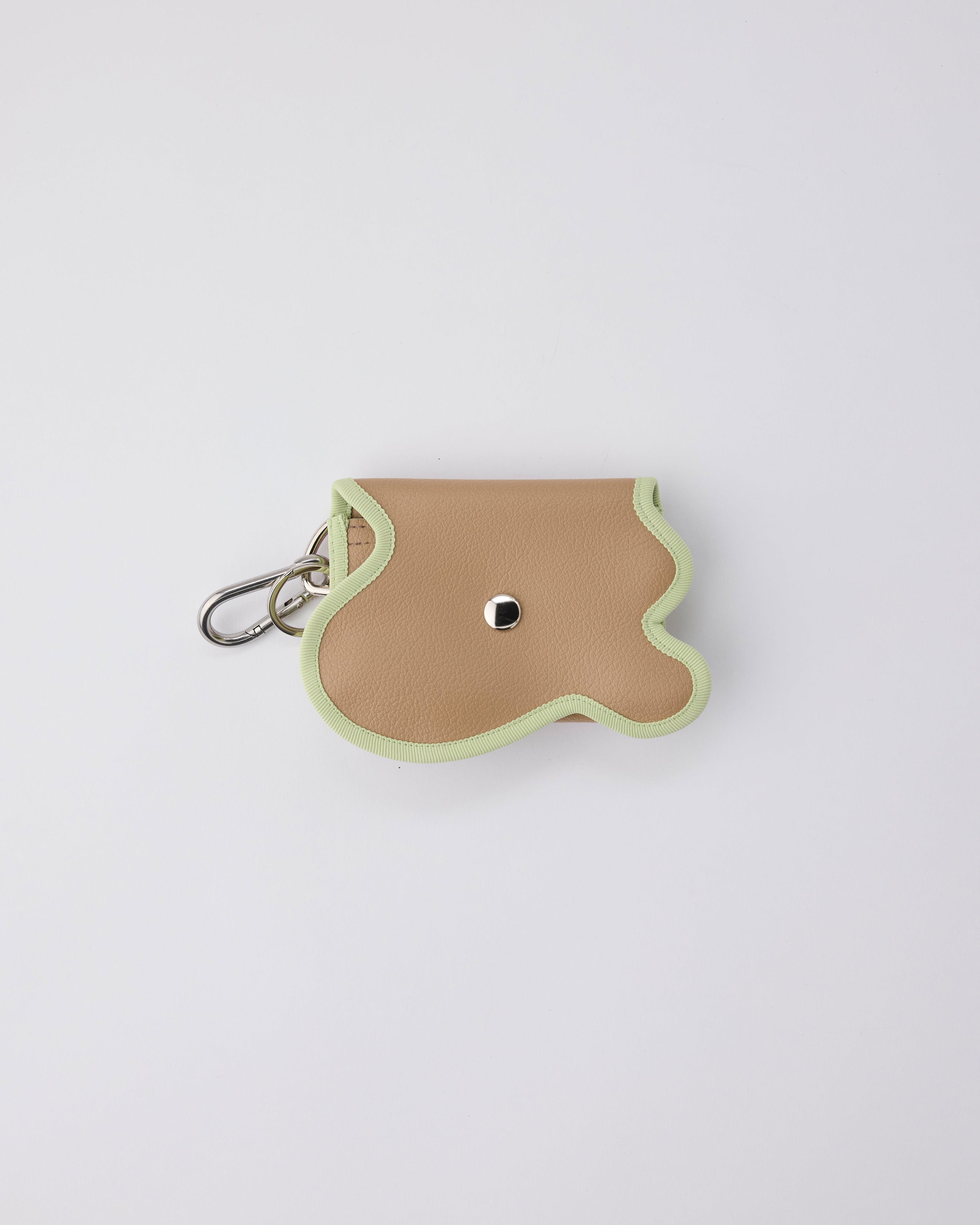 broken wave purse L / pansy × pistachio – nori enomoto