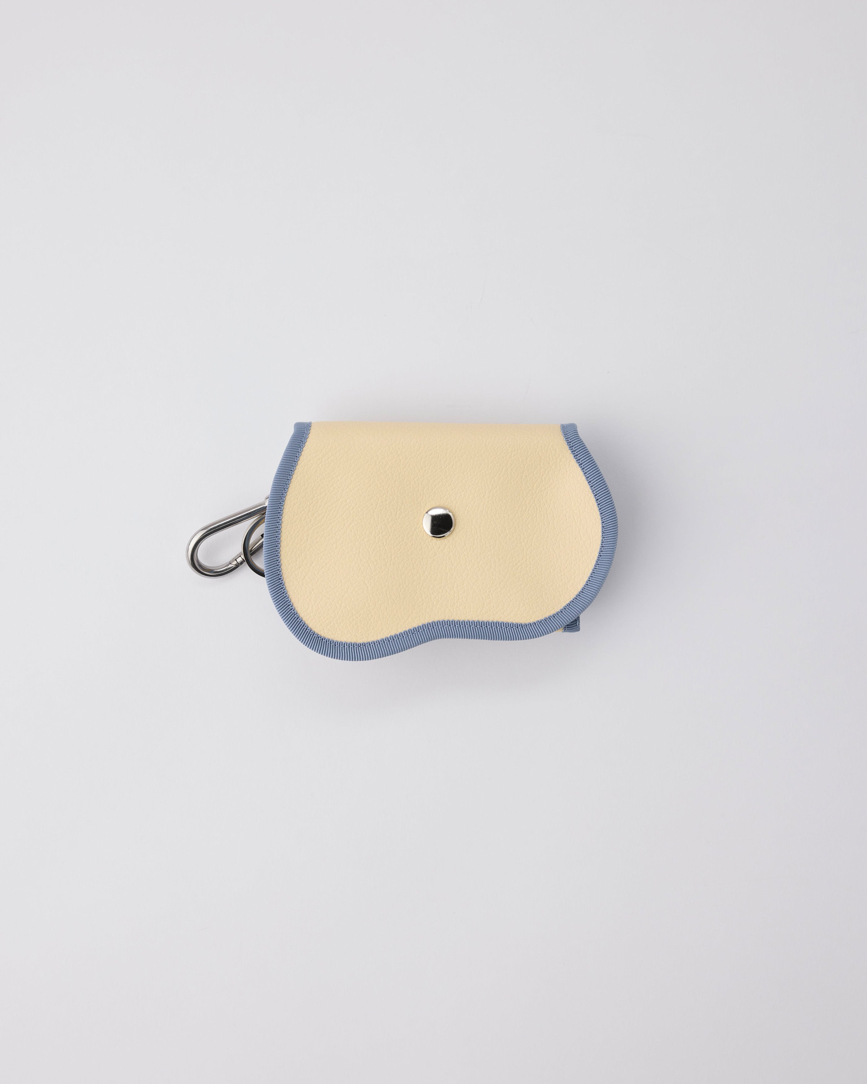broken wave purse B / pistachio × powder pink – nori enomoto