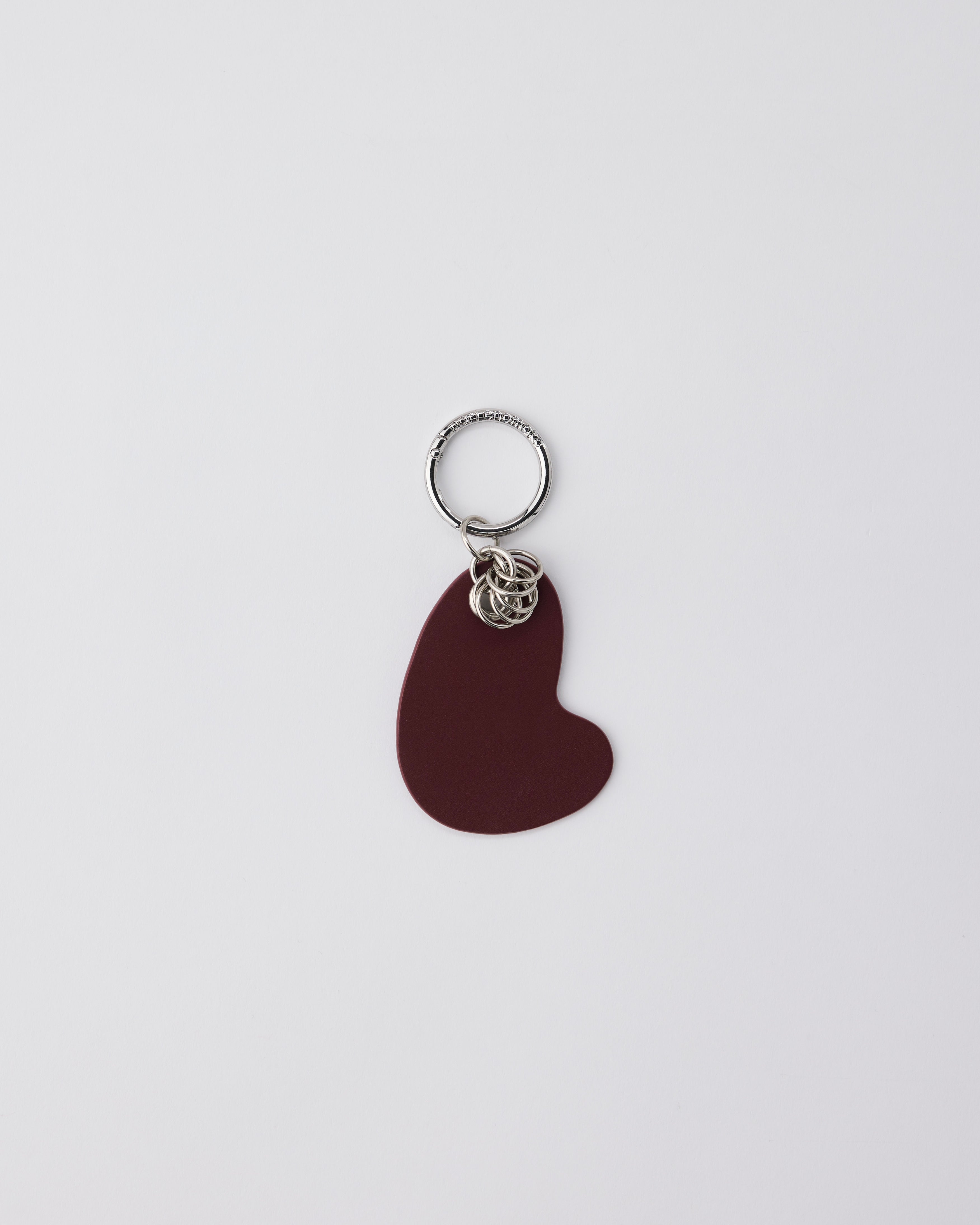 broken wave charm L / garnet – nori enomoto