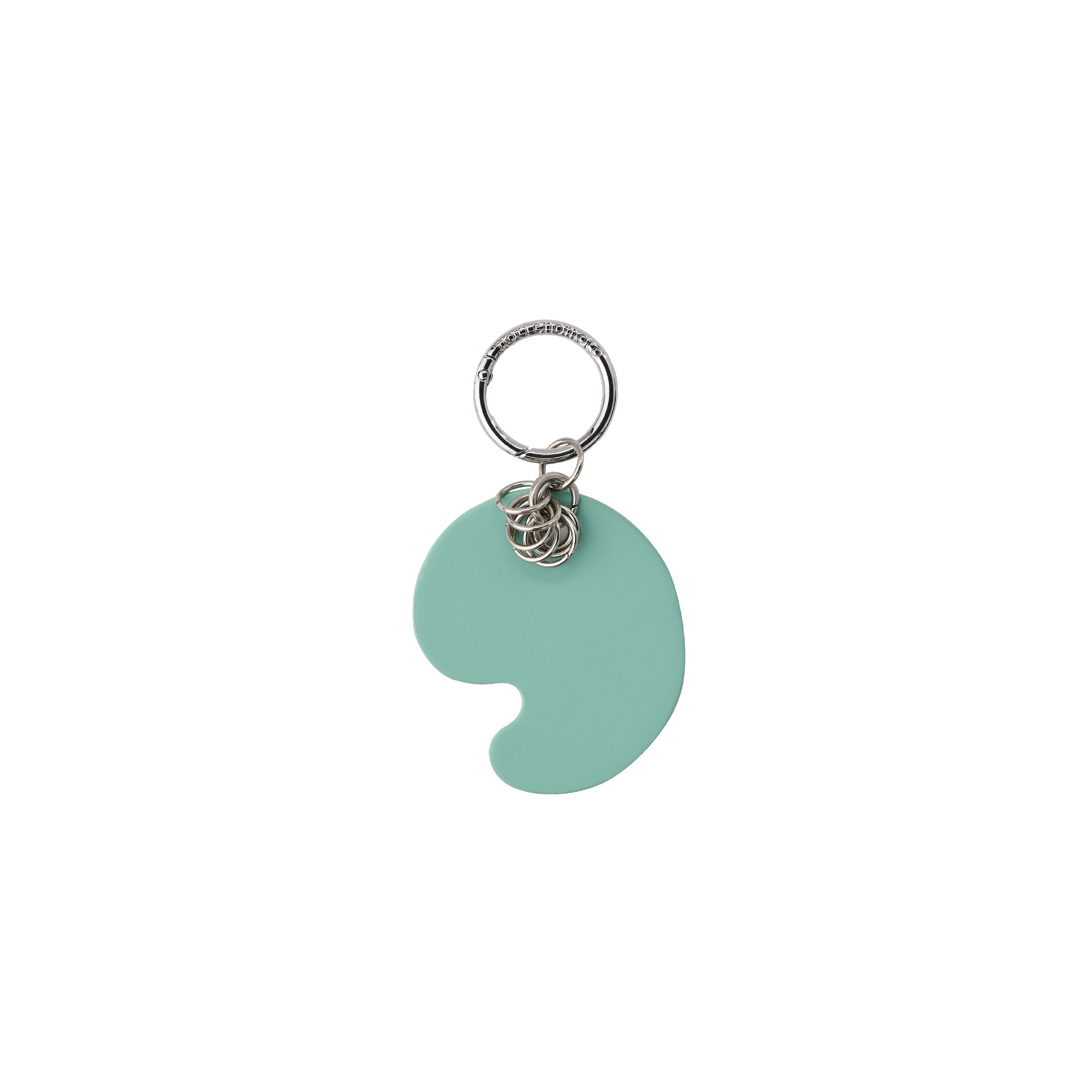 broken wave charm E / pale green – nori enomoto