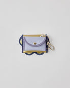 nori enomoto　wave purse　2つのポケットとカラビナ付きの多機能パスケース。ギフトに最適なコンパクトなデザイン。ユニセックスでミニ財布としても活躍。
