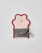 nori enomoto　wave purse　2つのポケットとカラビナ付きの多機能パスケース。ギフトに最適なコンパクトなデザイン。ユニセックスでミニ財布としても活躍。