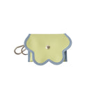 nori enomoto　wave purse　2つのポケットとカラビナ付きの多機能パスケース。ギフトに最適なコンパクトなデザイン。ユニセックスでミニ財布としても活躍。