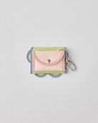 nori enomoto　wave purse　2つのポケットとカラビナ付きの多機能パスケース。ギフトに最適なコンパクトなデザイン。ユニセックスでミニ財布としても活躍。