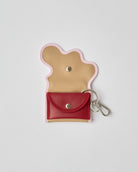 nori enomoto　wave purse　2つのポケットとカラビナ付きの多機能パスケース。ギフトに最適なコンパクトなデザイン。ユニセックスでミニ財布としても活躍。