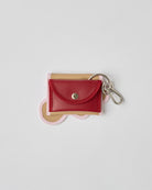 nori enomoto　wave purse　2つのポケットとカラビナ付きの多機能パスケース。ギフトに最適なコンパクトなデザイン。ユニセックスでミニ財布としても活躍。