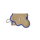 nori enomoto　wave purse　2つのポケットとカラビナ付きの多機能パスケース。ギフトに最適なコンパクトなデザイン。ユニセックスでミニ財布としても活躍。