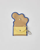 nori enomoto　wave purse　2つのポケットとカラビナ付きの多機能パスケース。ギフトに最適なコンパクトなデザイン。ユニセックスでミニ財布としても活躍。