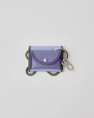 nori enomoto　wave purse　2つのポケットとカラビナ付きの多機能パスケース。ギフトに最適なコンパクトなデザイン。ユニセックスでミニ財布としても活躍。