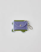 nori enomoto　wave purse　2つのポケットとカラビナ付きの多機能パスケース。ギフトに最適なコンパクトなデザイン。ユニセックスでミニ財布としても活躍。