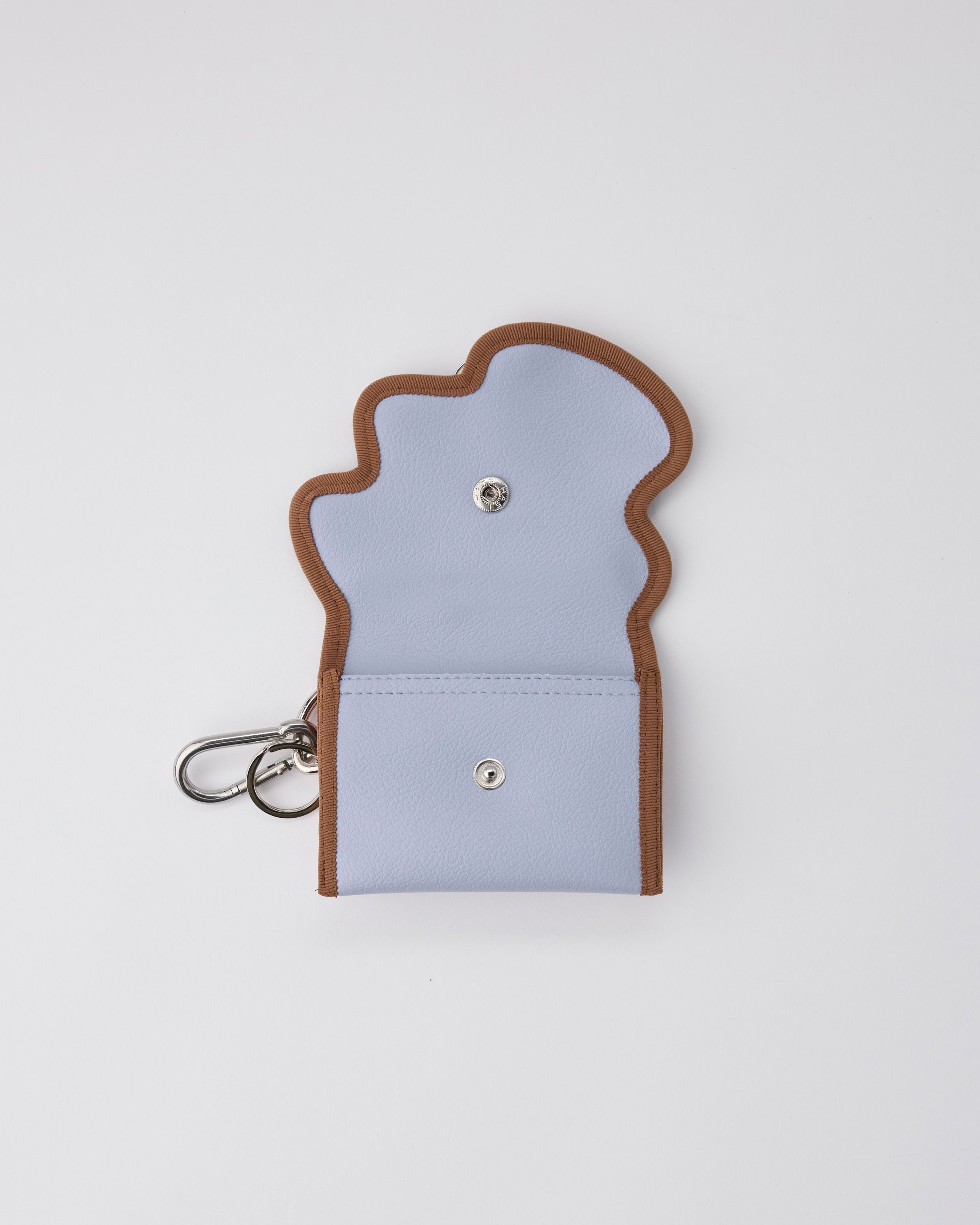 broken wave purse J / iris × powder pink – nori enomoto