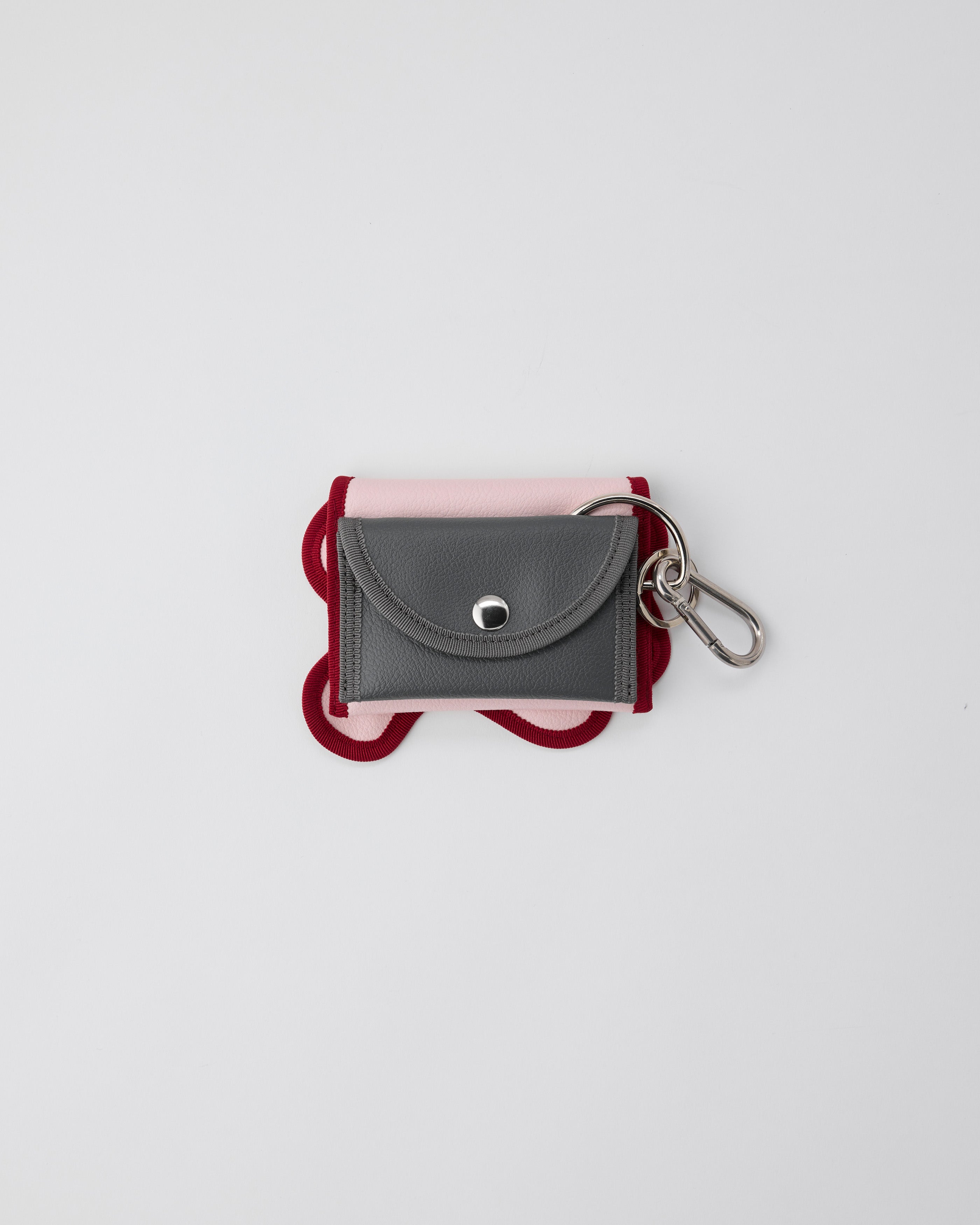 broken wave purse L / pansy × pistachio – nori enomoto