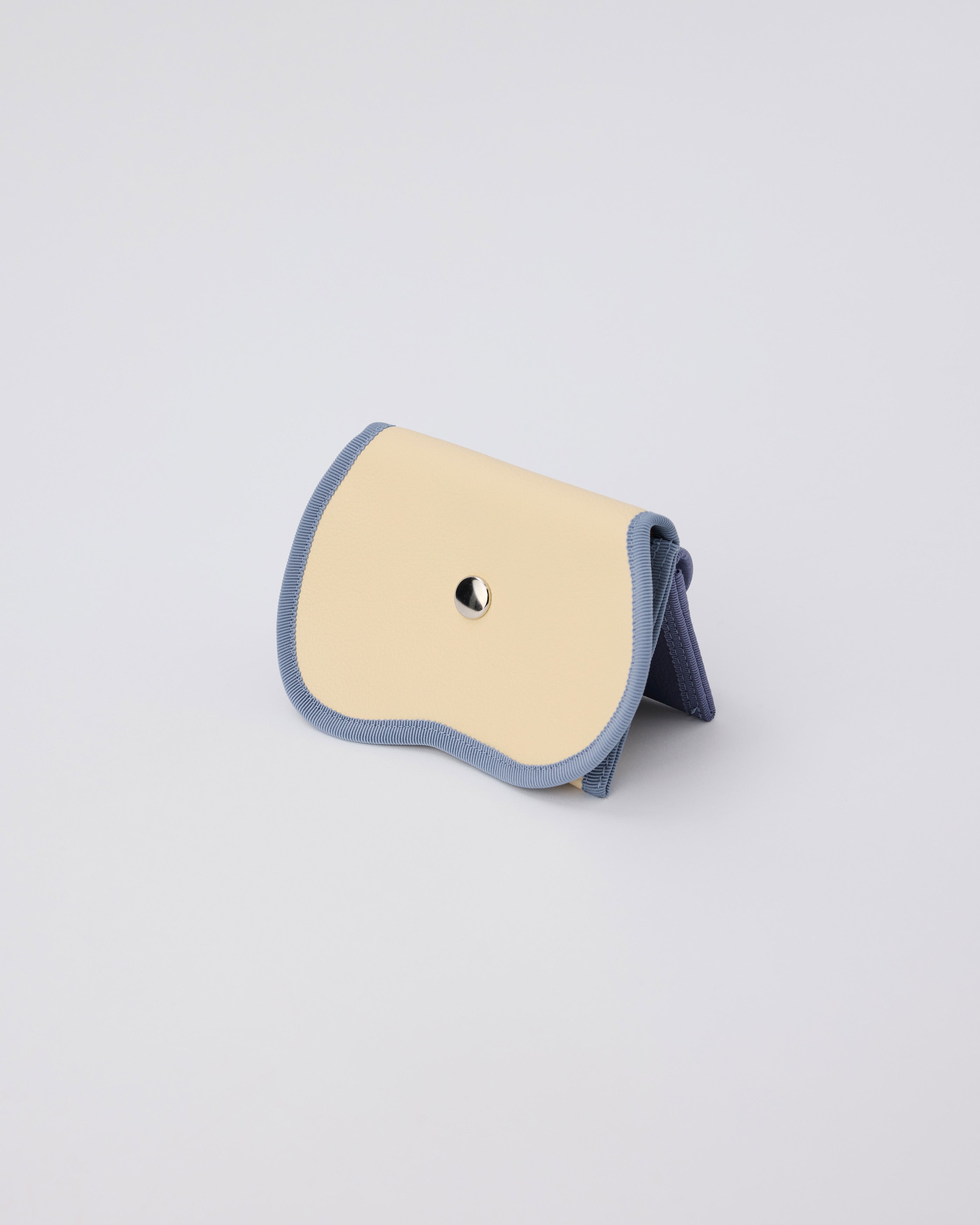 broken wave purse L / pansy × pistachio – nori enomoto