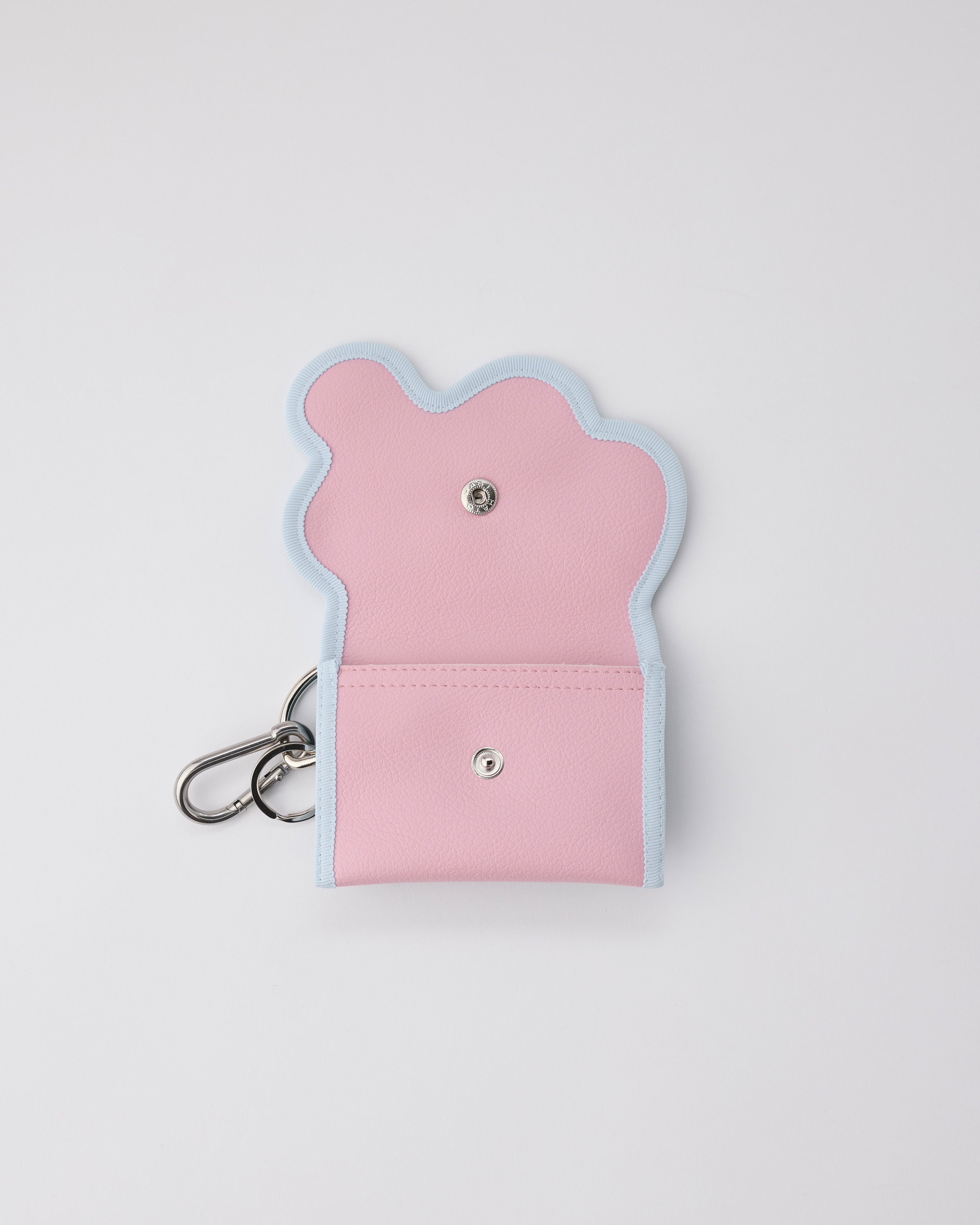 broken wave purse T / pale green × iris – nori enomoto