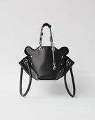 nori enomoto　dimanche nuit　形が変わる2WAYショルダーバッグ。350mlペットボトル対応。取り外し可能なサイドハンドル。マグネット開閉。内側にポケット2つ。