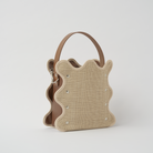 ノリエノモト mardi matin rattan series バケットバッグ ミニバッグ ショルダーバッグ クロスボディ チェーン付き 350mlペットボトル収納可能 Dカン付き ラタン調デザイン
