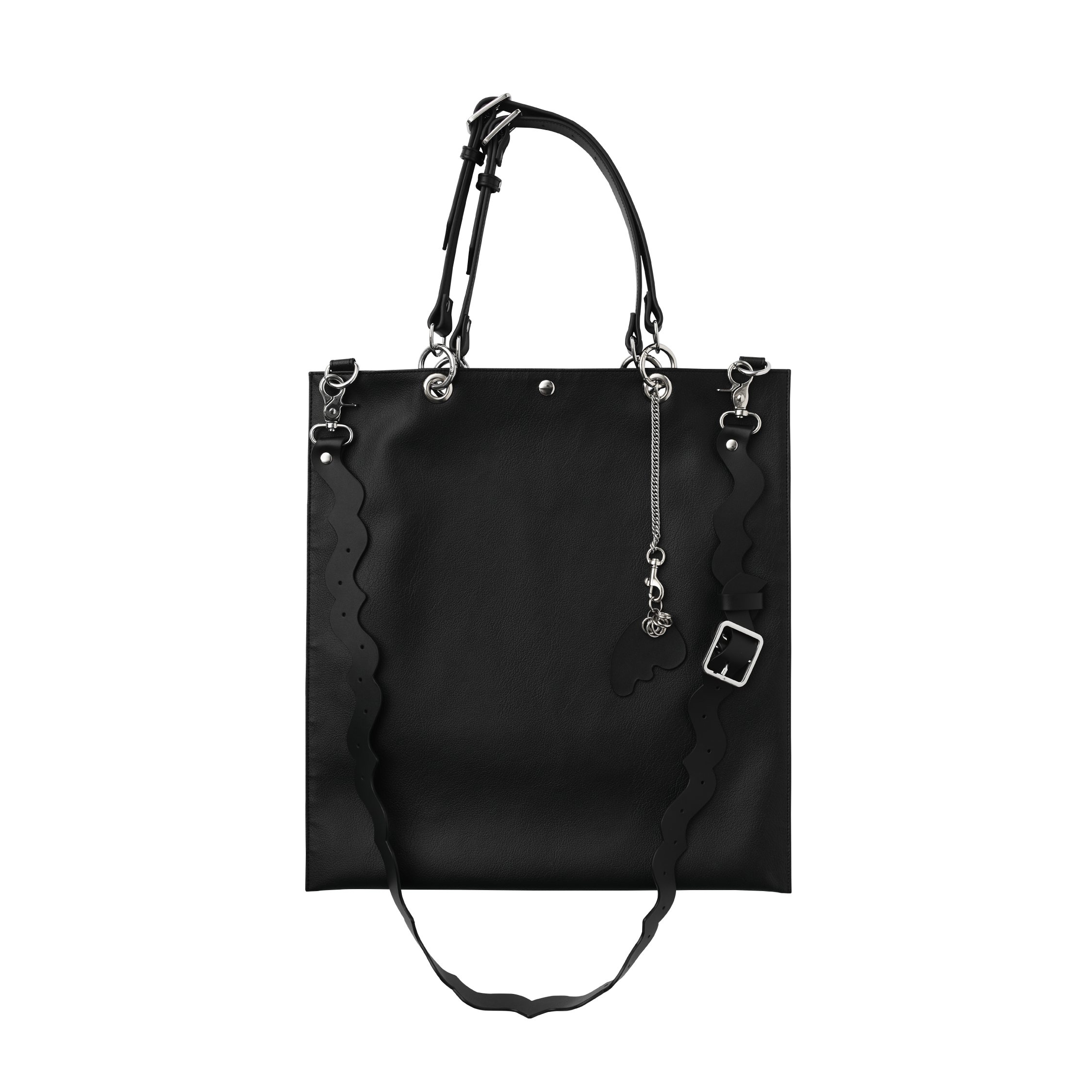 ノリエノモト samedi soir midi 3WAYバッグ トートバッグ ショルダーバッグ クロスボディ 通勤 通学 500mlペットボトル収納可能 チャーム付き