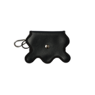 nori enomoto　wave purse　2つのポケットとカラビナ付きの多機能パスケース。ギフトに最適なコンパクトなデザイン。ユニセックスでミニ財布としても活躍。