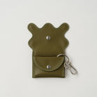 nori enomoto　wave purse　2つのポケットとカラビナ付きの多機能パスケース。ギフトに最適なコンパクトなデザイン。ユニセックスでミニ財布としても活躍。