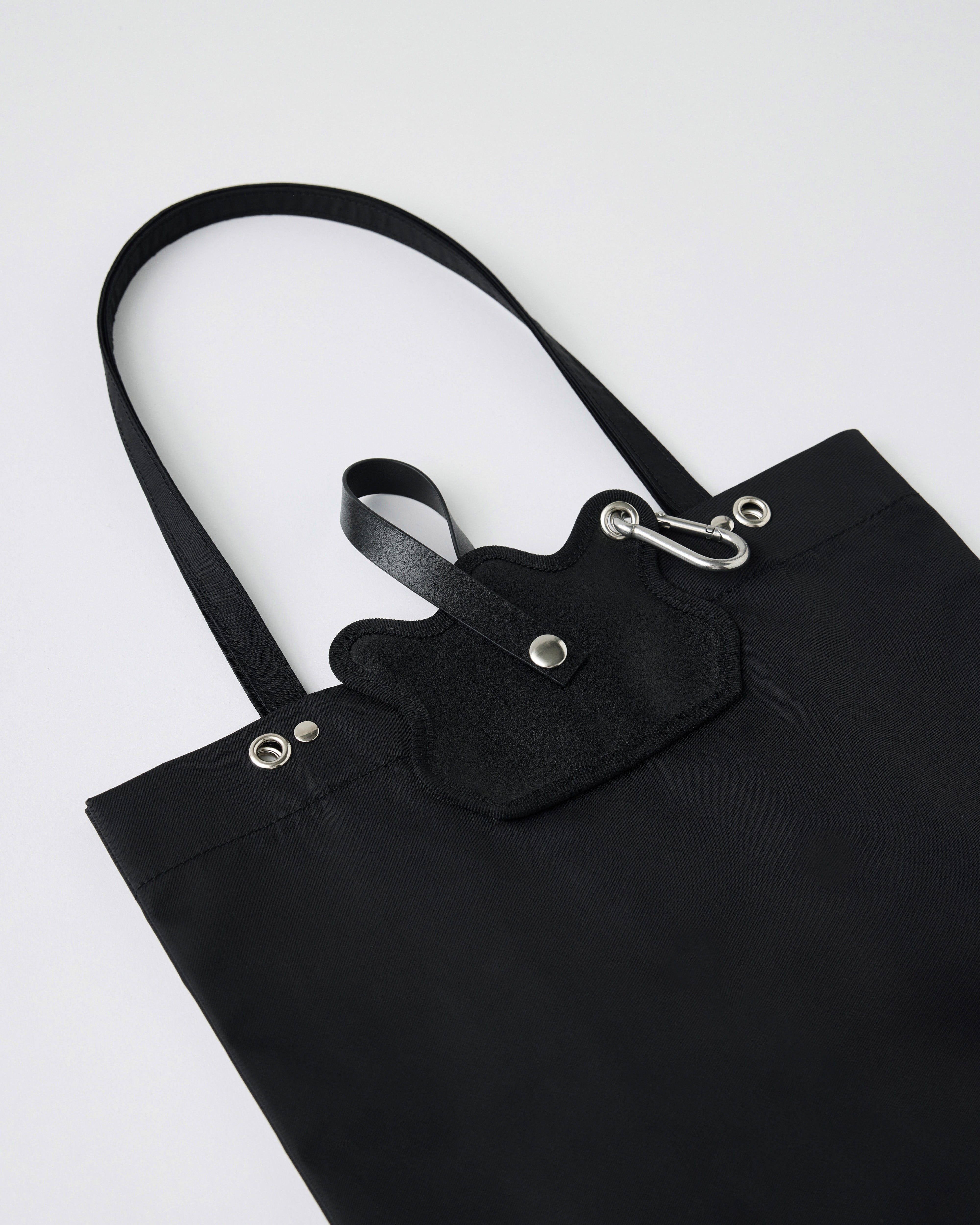 wave foldable bag / black – nori enomoto
