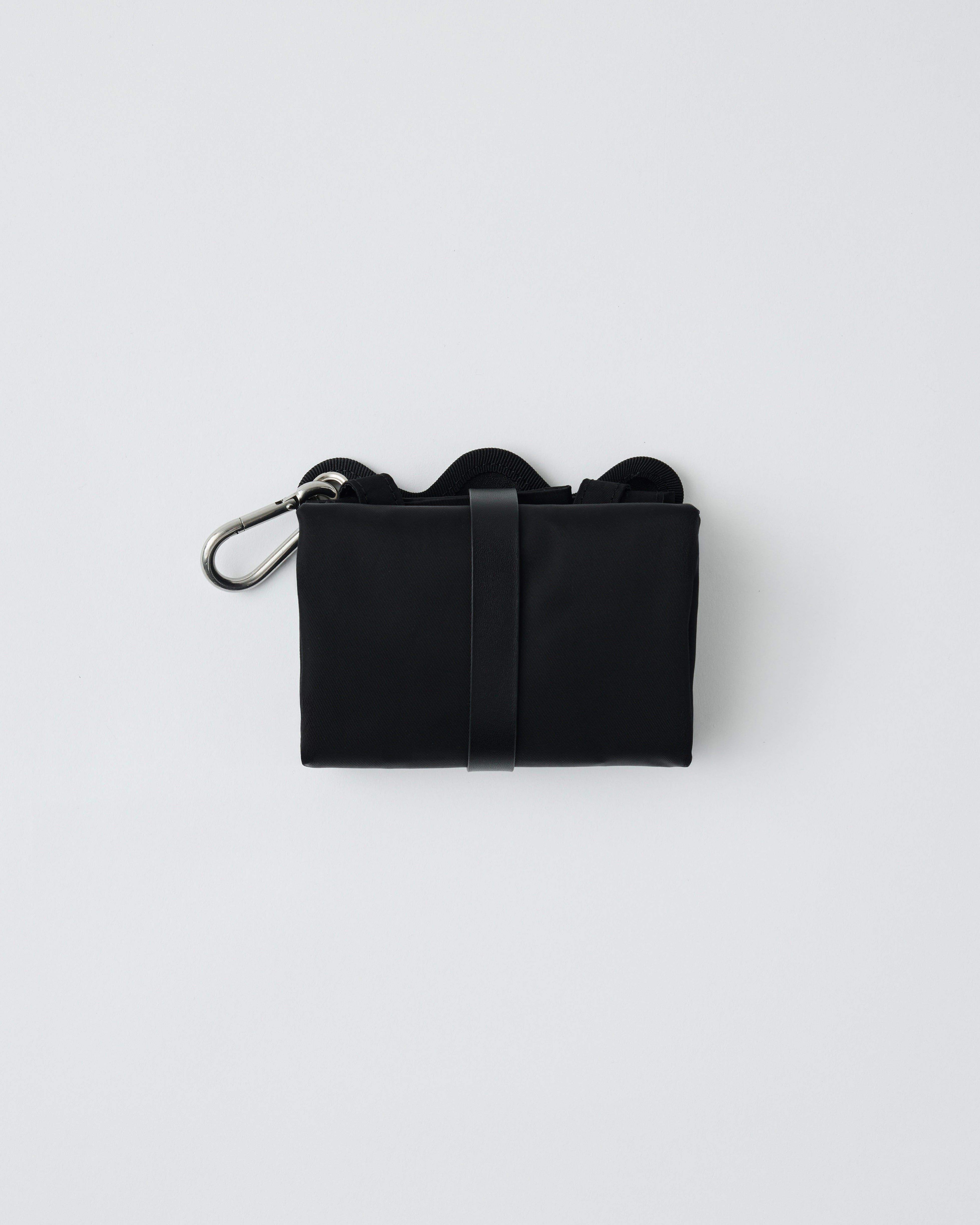 wave foldable bag / black – nori enomoto