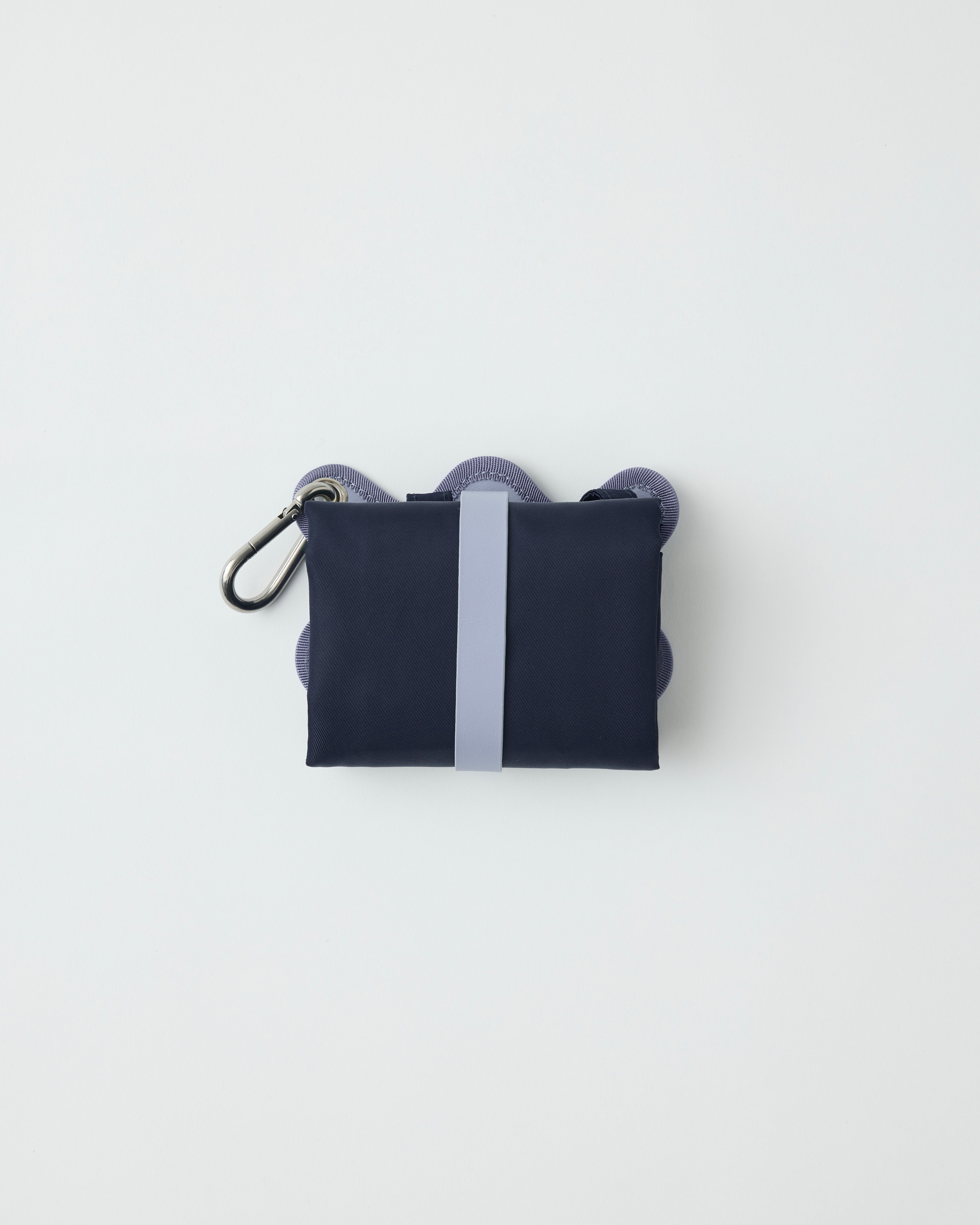 wave foldable bag / indigo × iris – nori enomoto