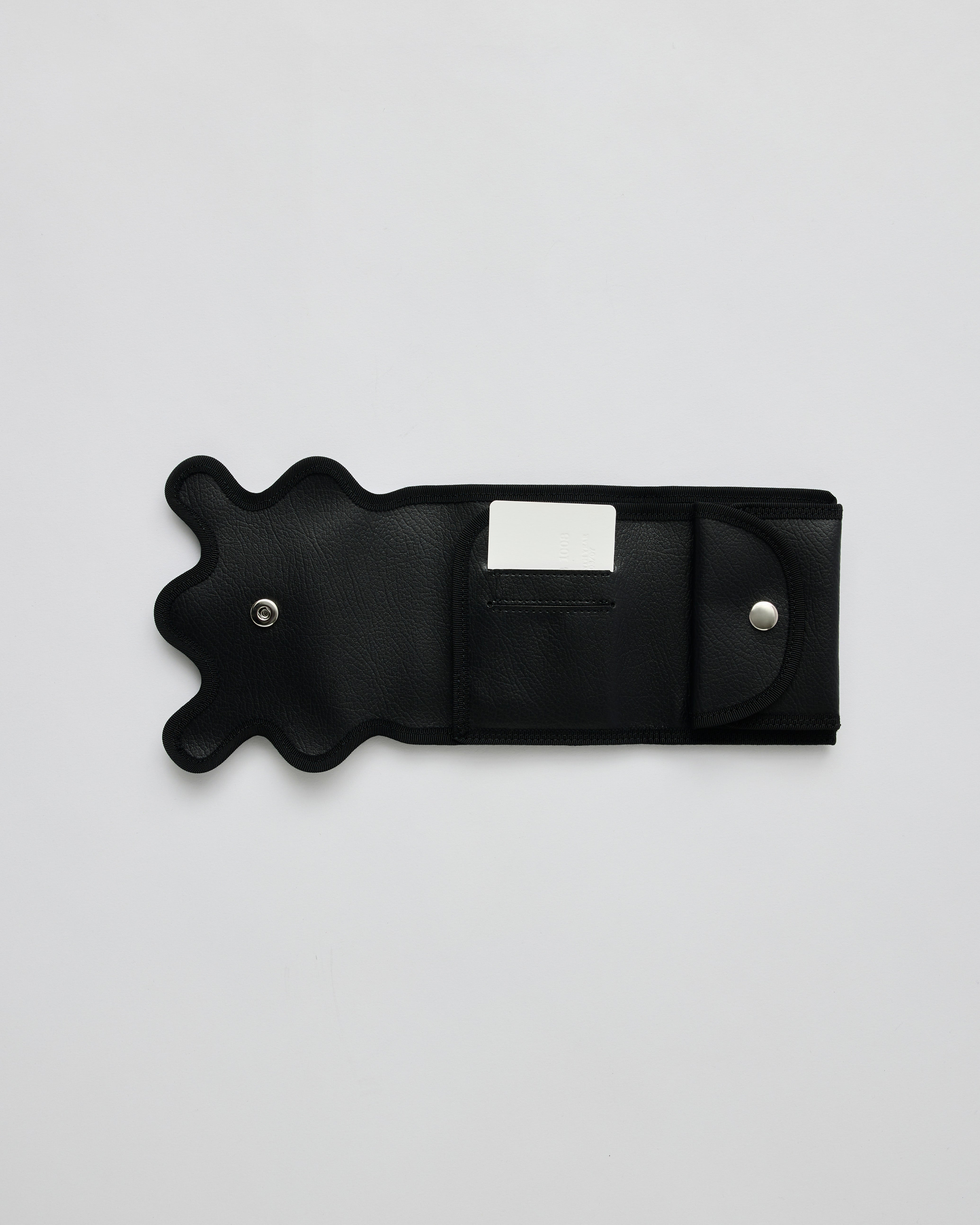 wave mini wallet / black – nori enomoto