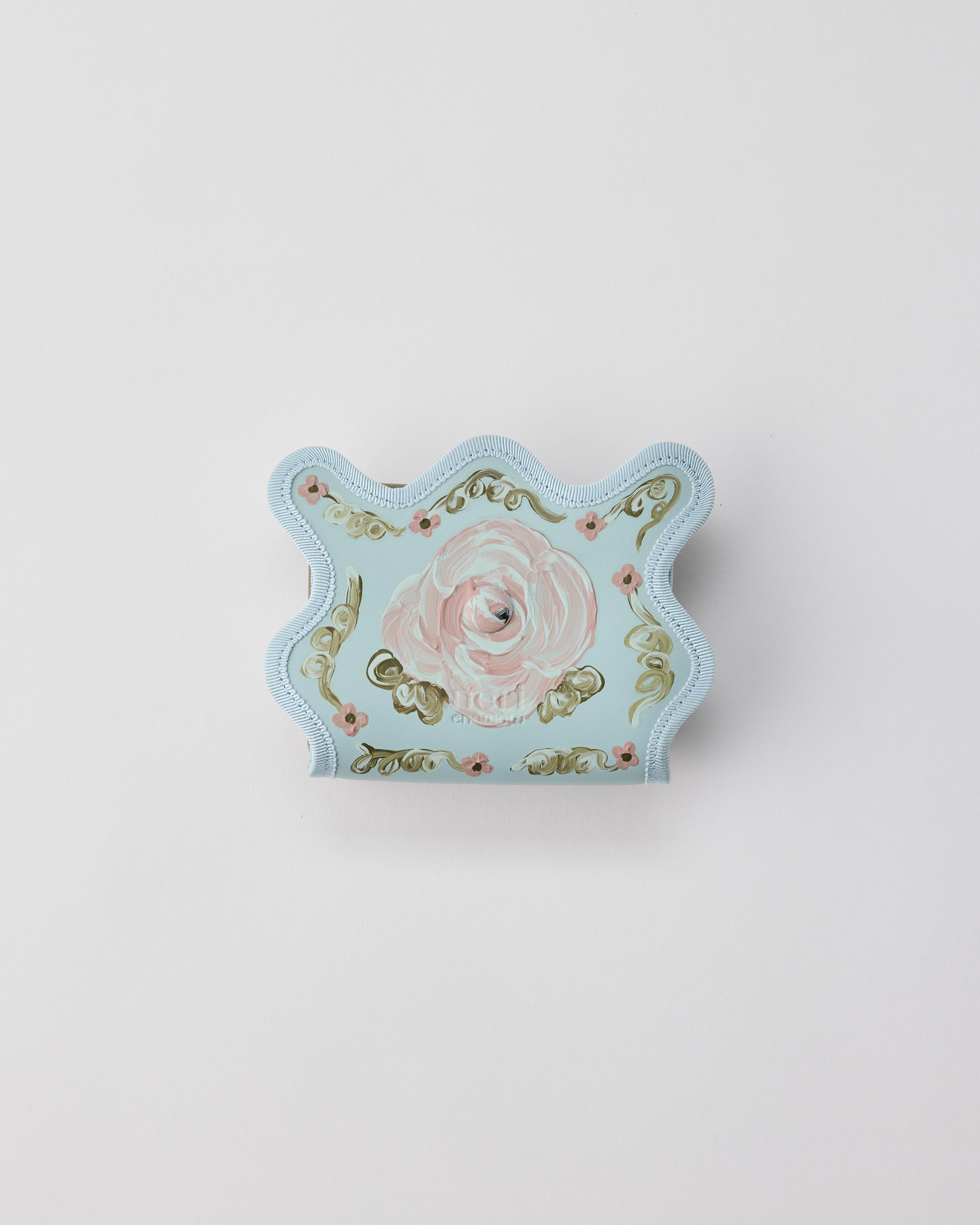 wave trifold wallet rosé – nori enomoto
