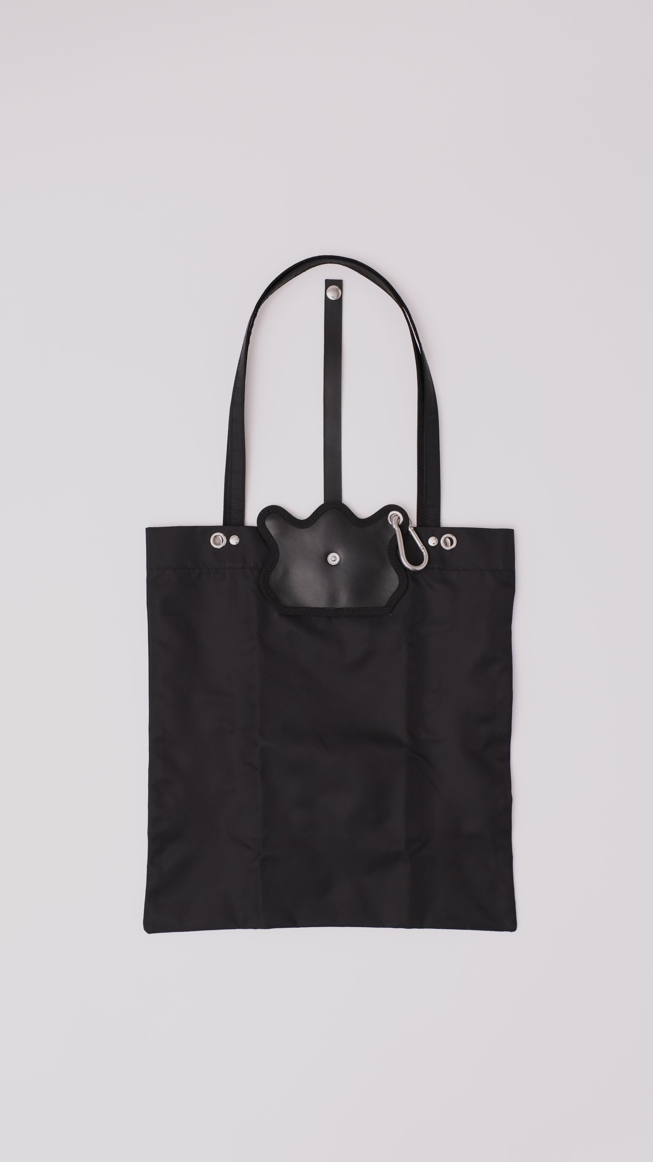 nori enomoto ウェーブショルダーバッグ wave foldable bag / black – nori enomoto
